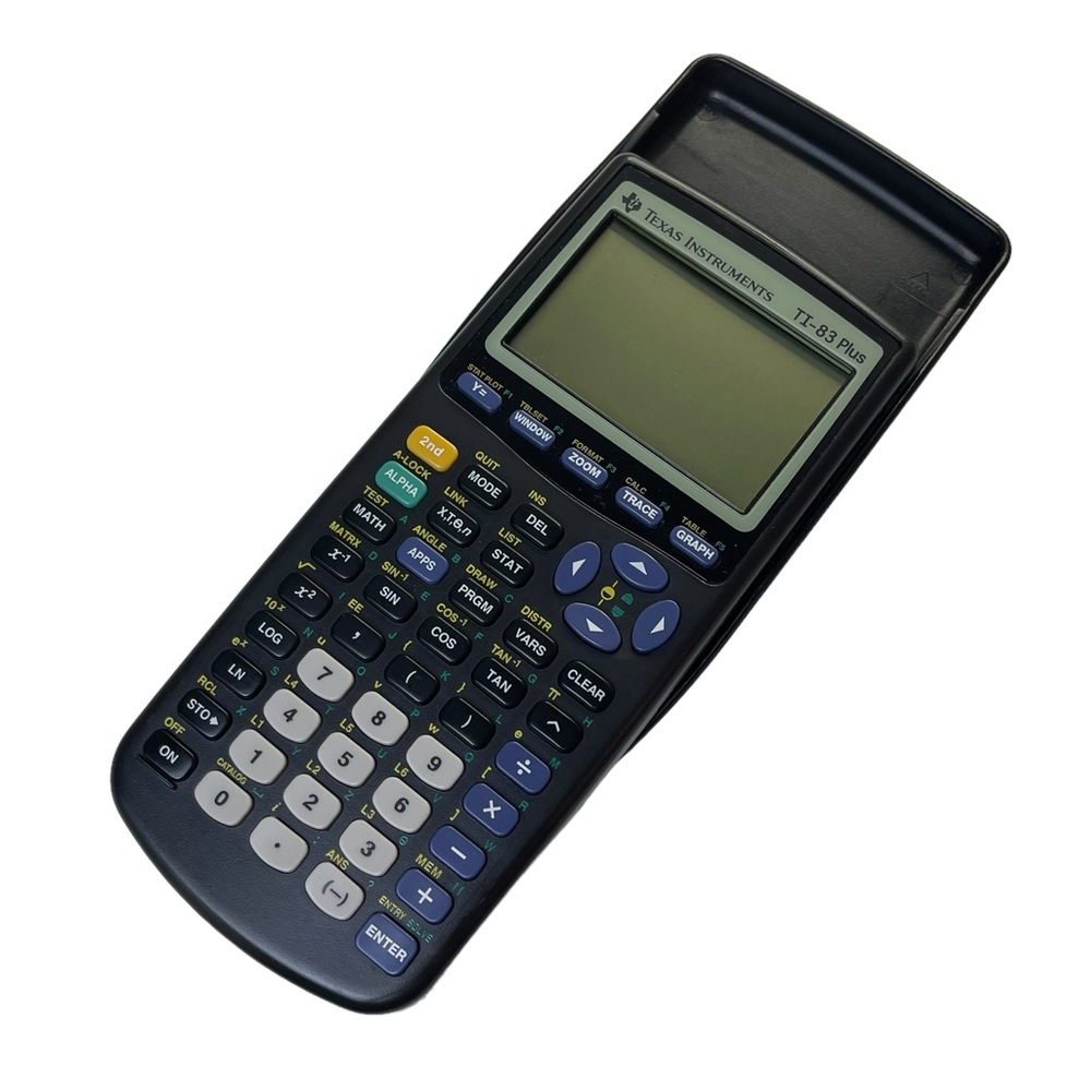 Texas Instruments TI-83 Plus Graphing Calculator With Cover TESTED WORKING EUC - Picture 3 of 16